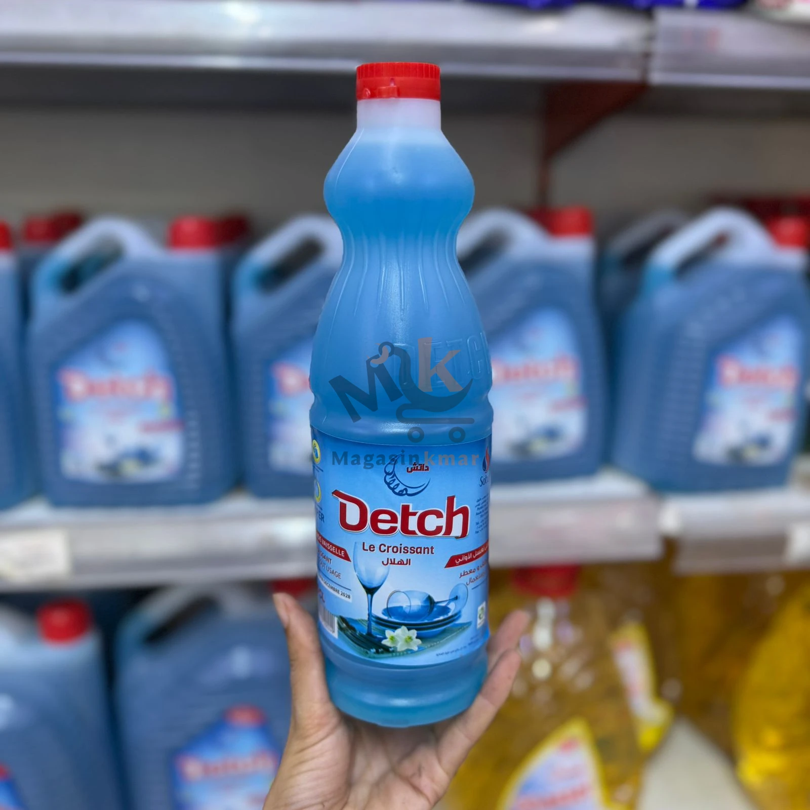 Detch vaisselle bleu bouteille 900ml