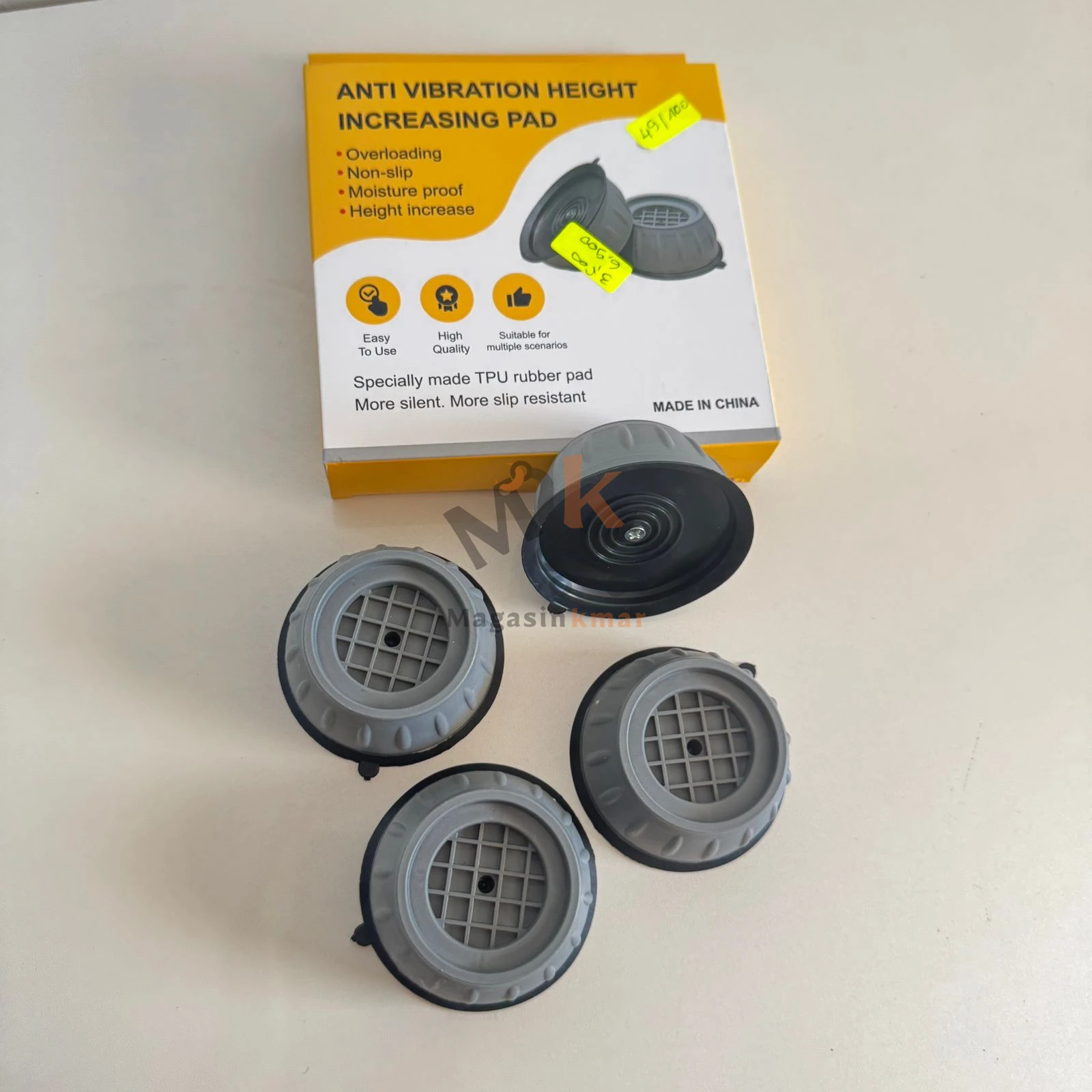 Tampons antidérapants 4 pièces