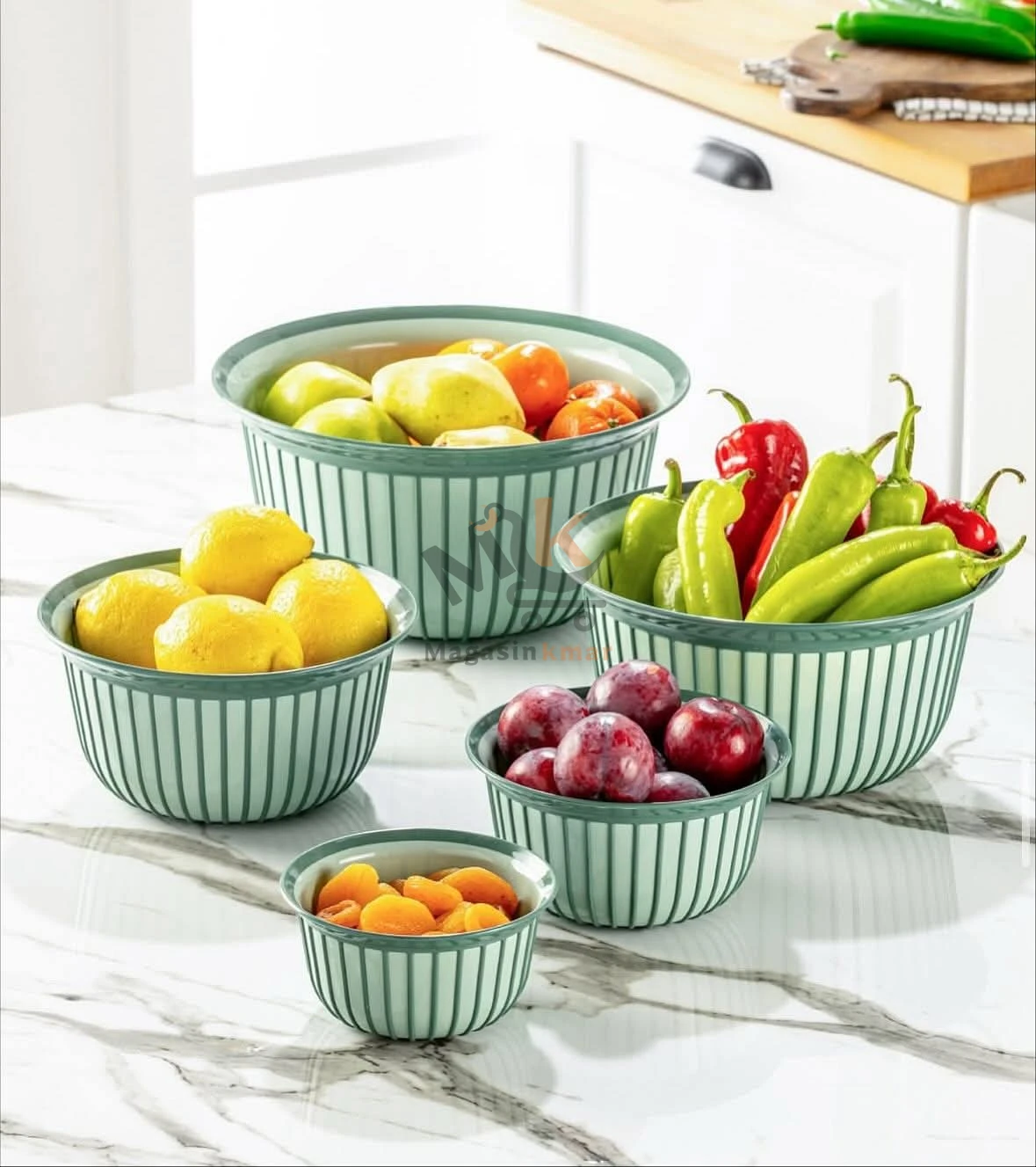 Passoire en plastique 3.6L – Grande capacité pour cuisine et lavage des aliments