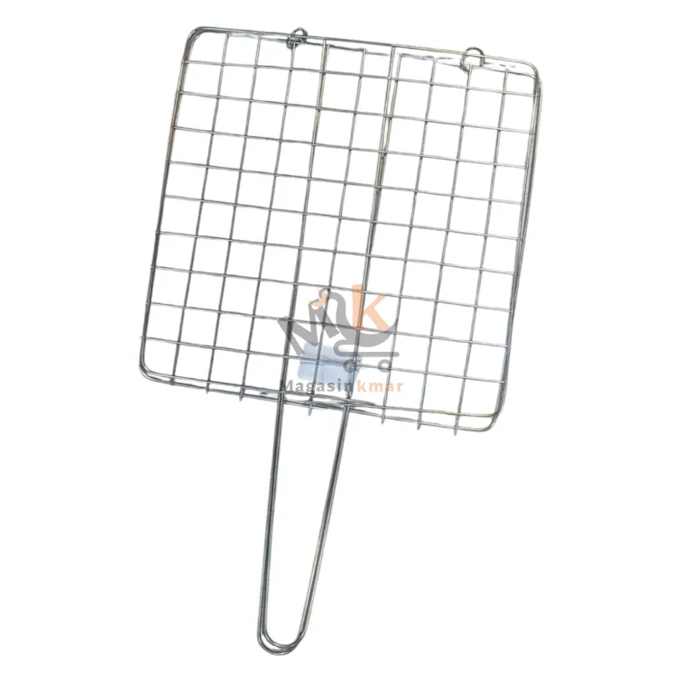Grille de barbecue en inox– carré 25 cm