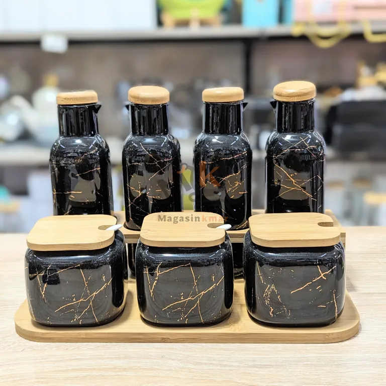 Ensemble de boîtes à assaisonnement pour la cuisine