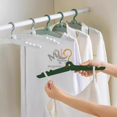 Cintre pliable en plastique