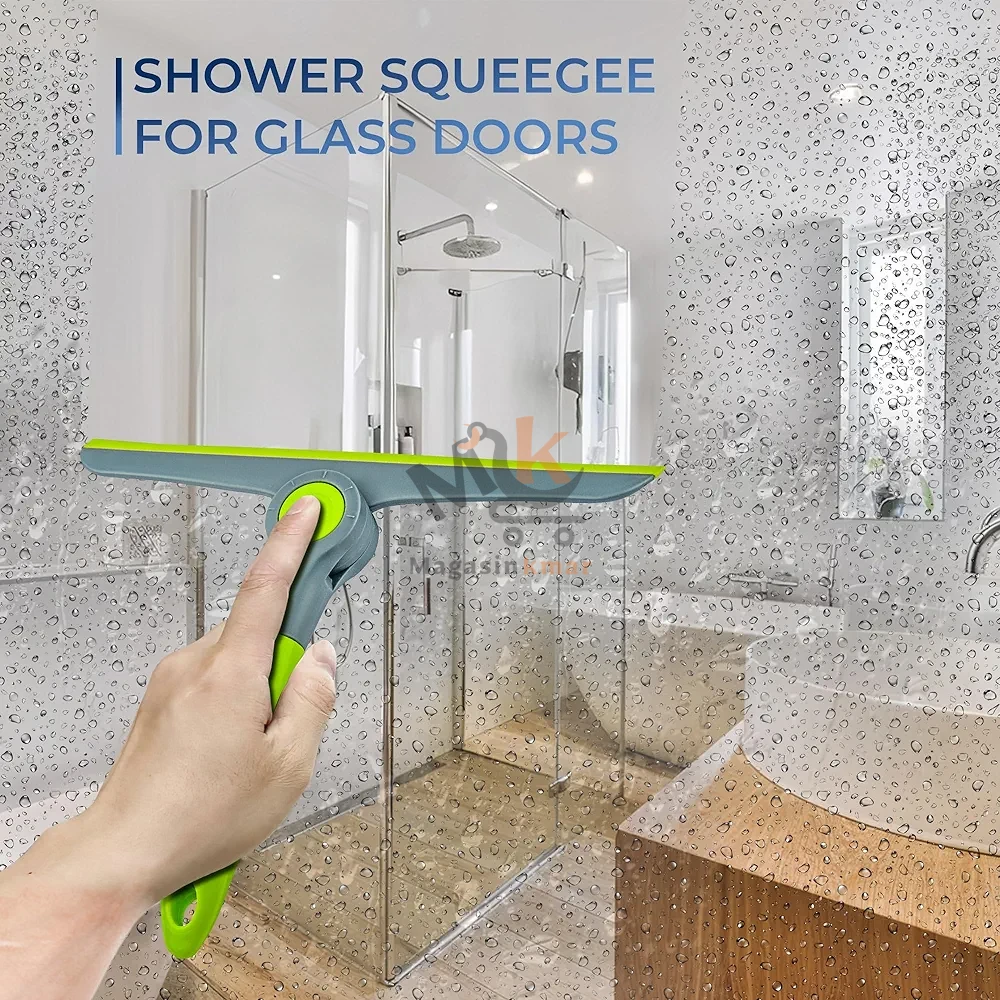 Raclette à vitre avec tête amovible