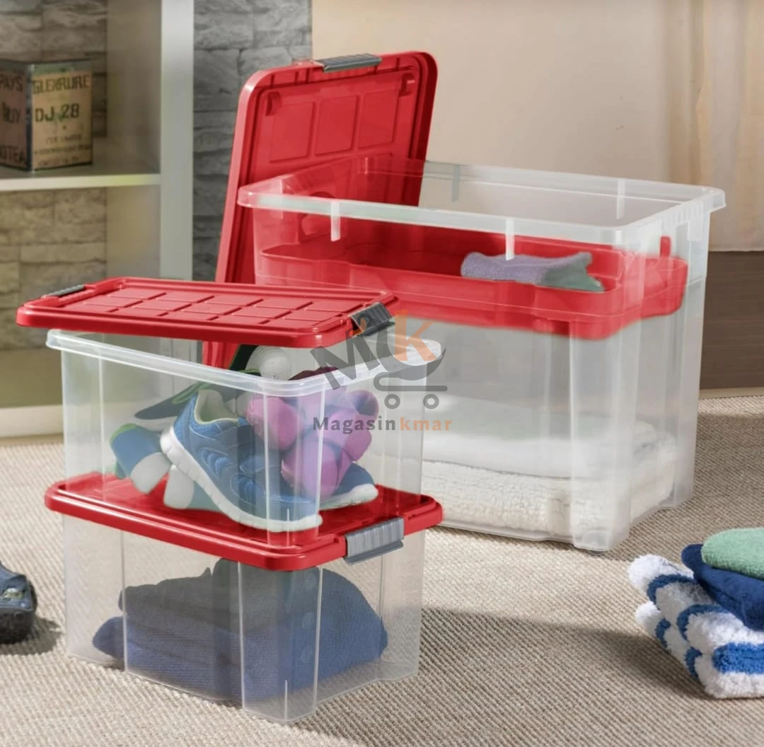 Frigo box en plastique 50L avec 4 roue -Grand volume