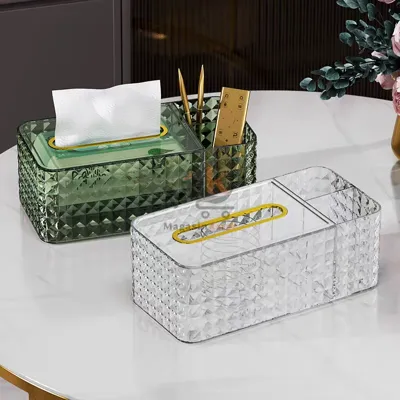 Distributeur de papier en plexi transparent – Design élégant