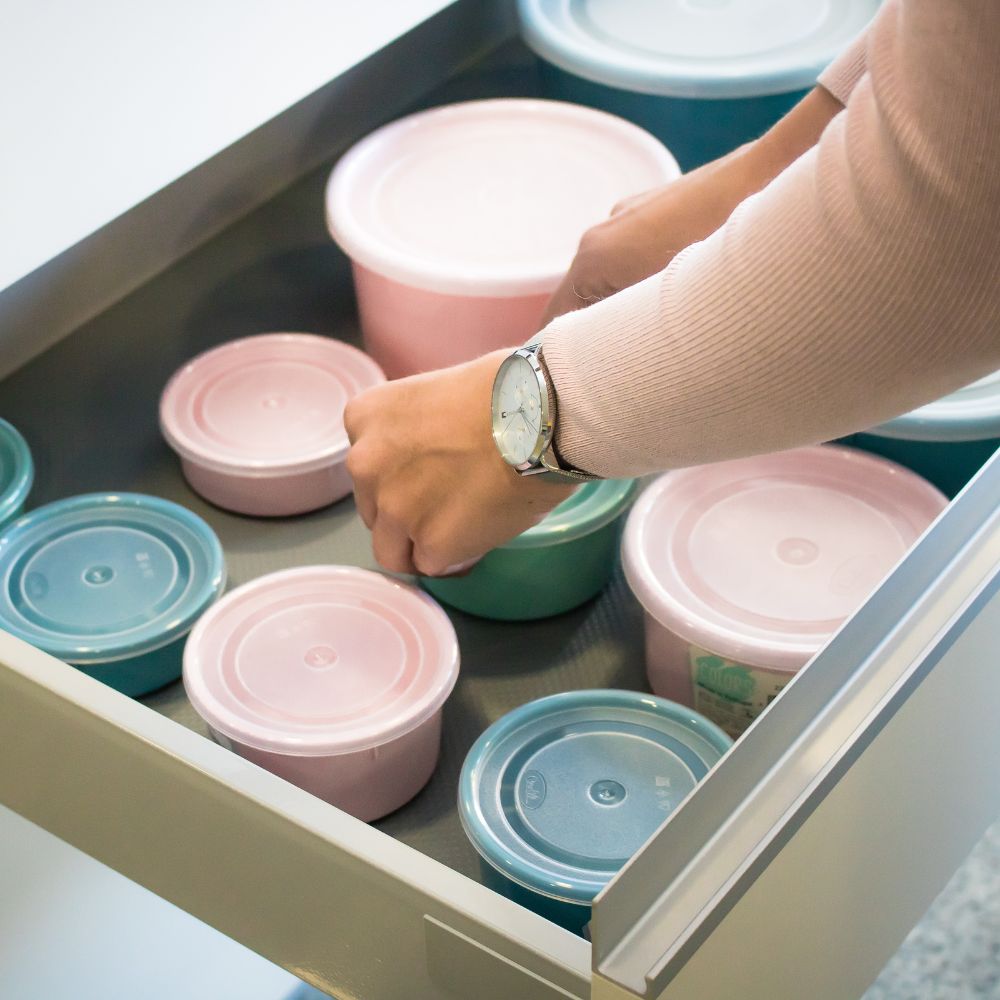 Boite de conservation rond  avec couvercle étanche_1200ml