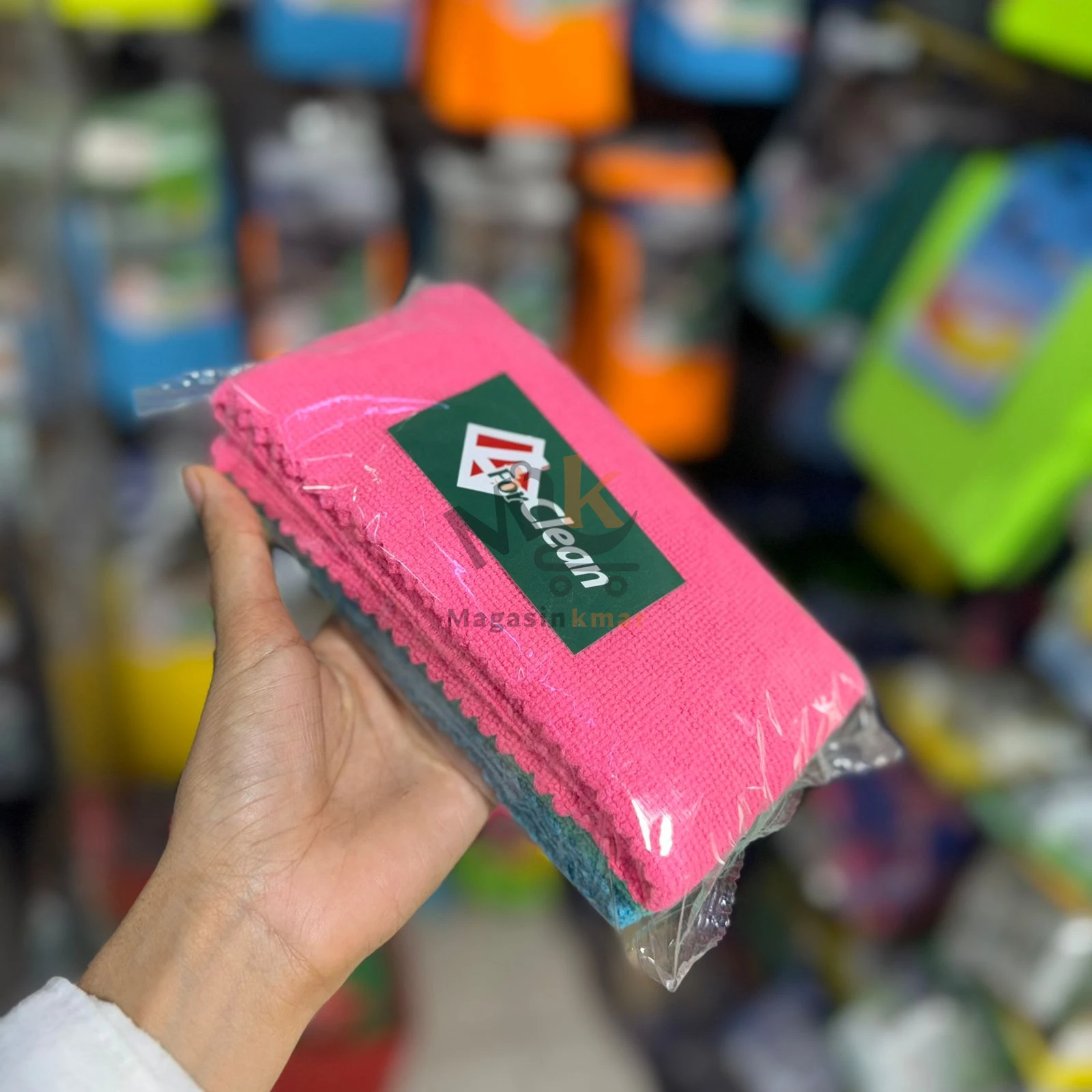 Lot de 3 lingettes microfibre multiusage  – Nettoyage efficace sans traces