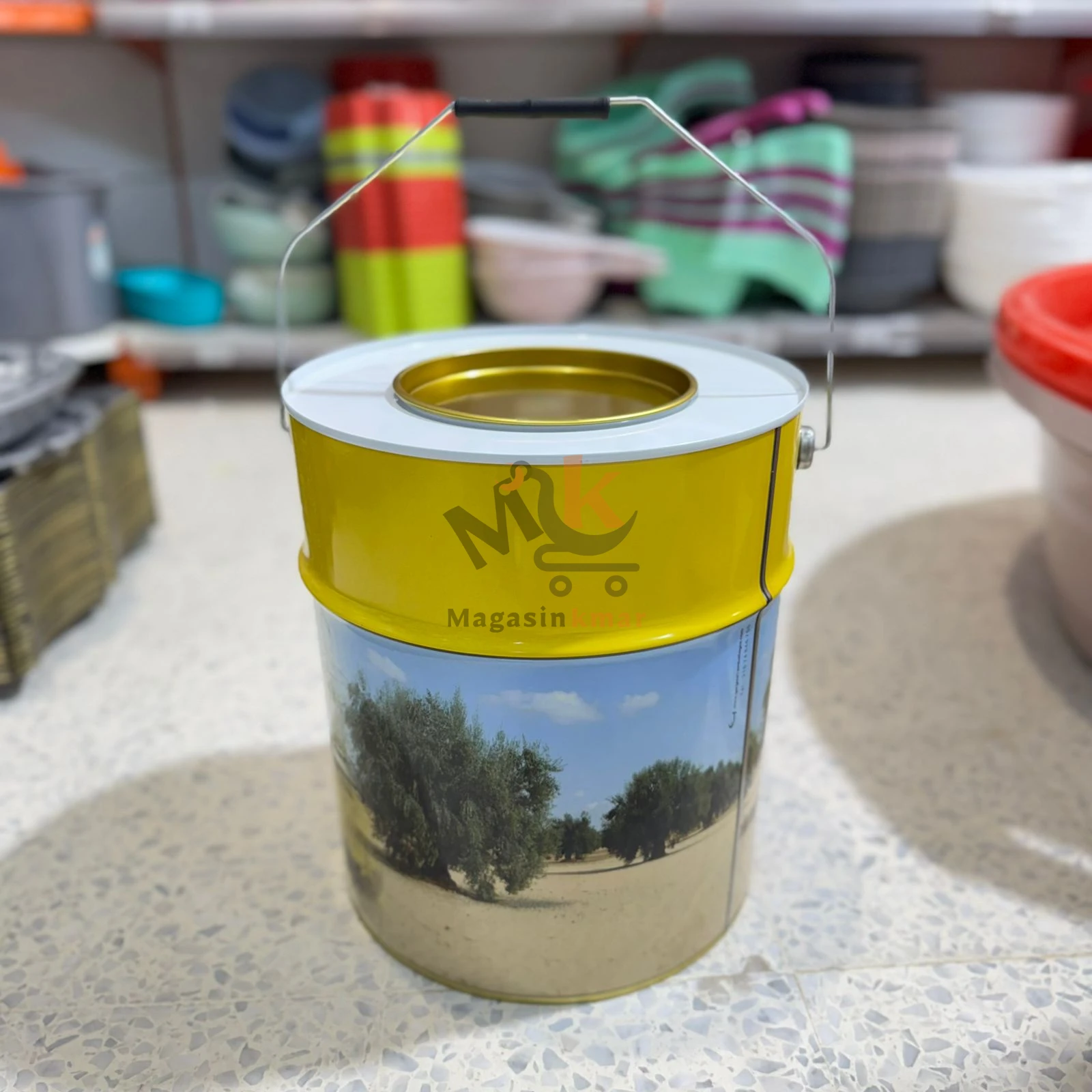 Bidon a huile en métal – Capacité 22L – Robuste et pratique