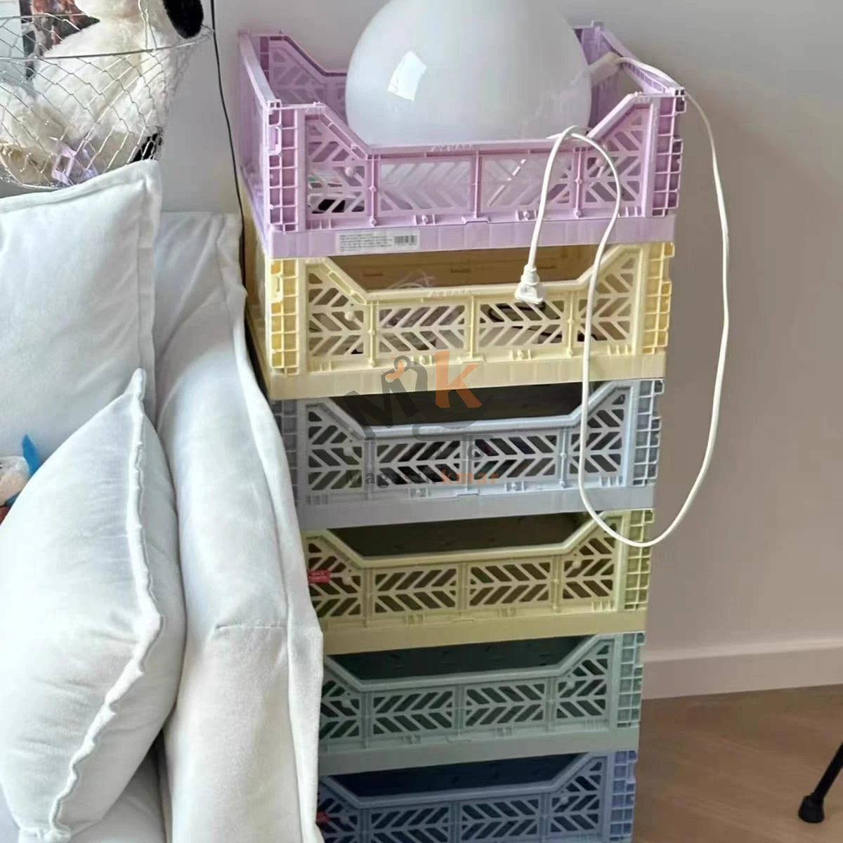 Mini caisse de rangement en plastique