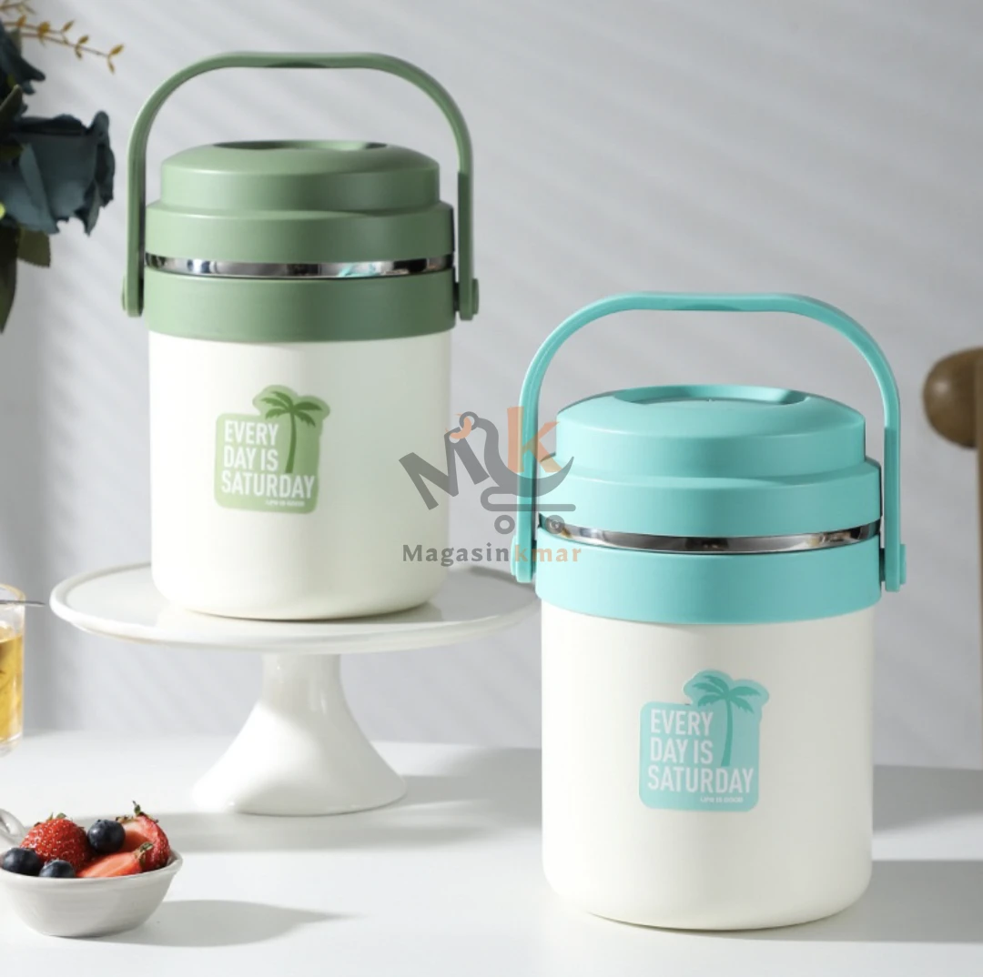 Lunch box a deux compartiment