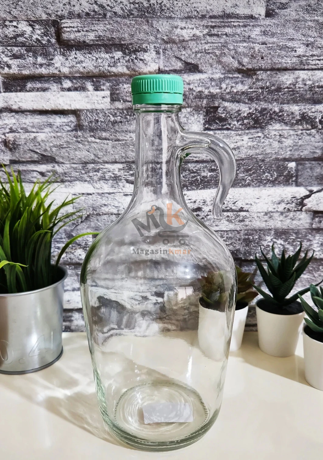 Bouteille à manche en verre 1,5L