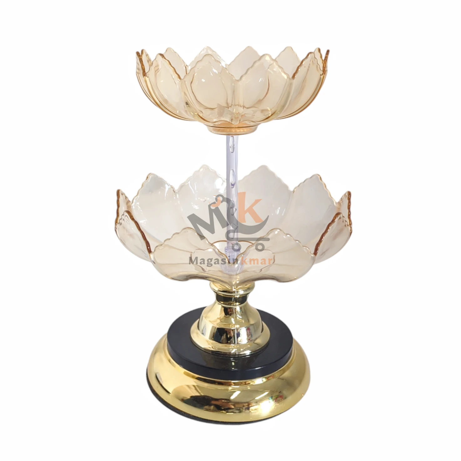 Présentoir à 2 étages en plastique