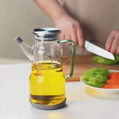 Bouteille d'huile en verre 800 ml