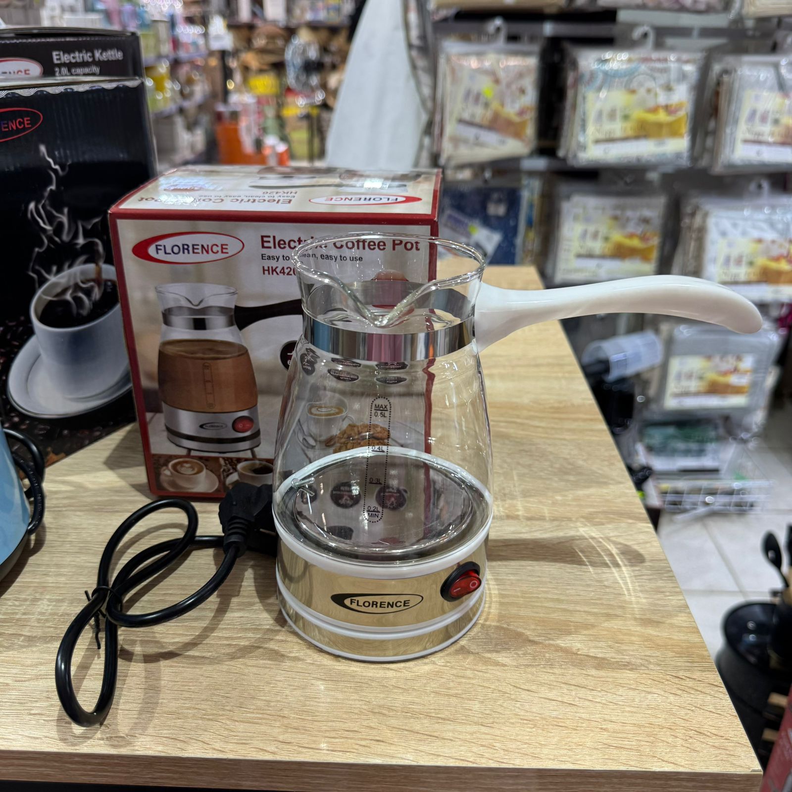 Zazwa électrique en verre 0,5 L