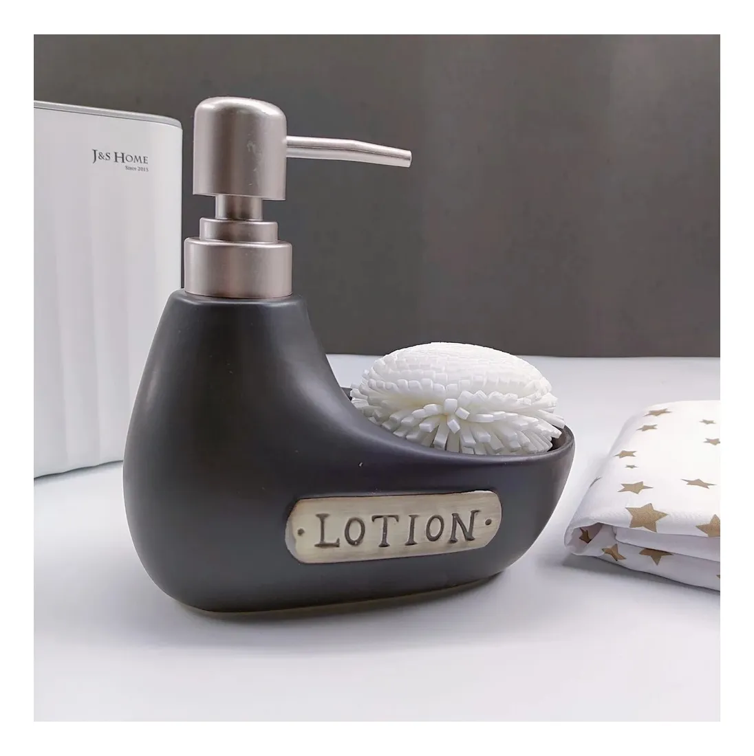 Distributeur savon liquide forme Escargot