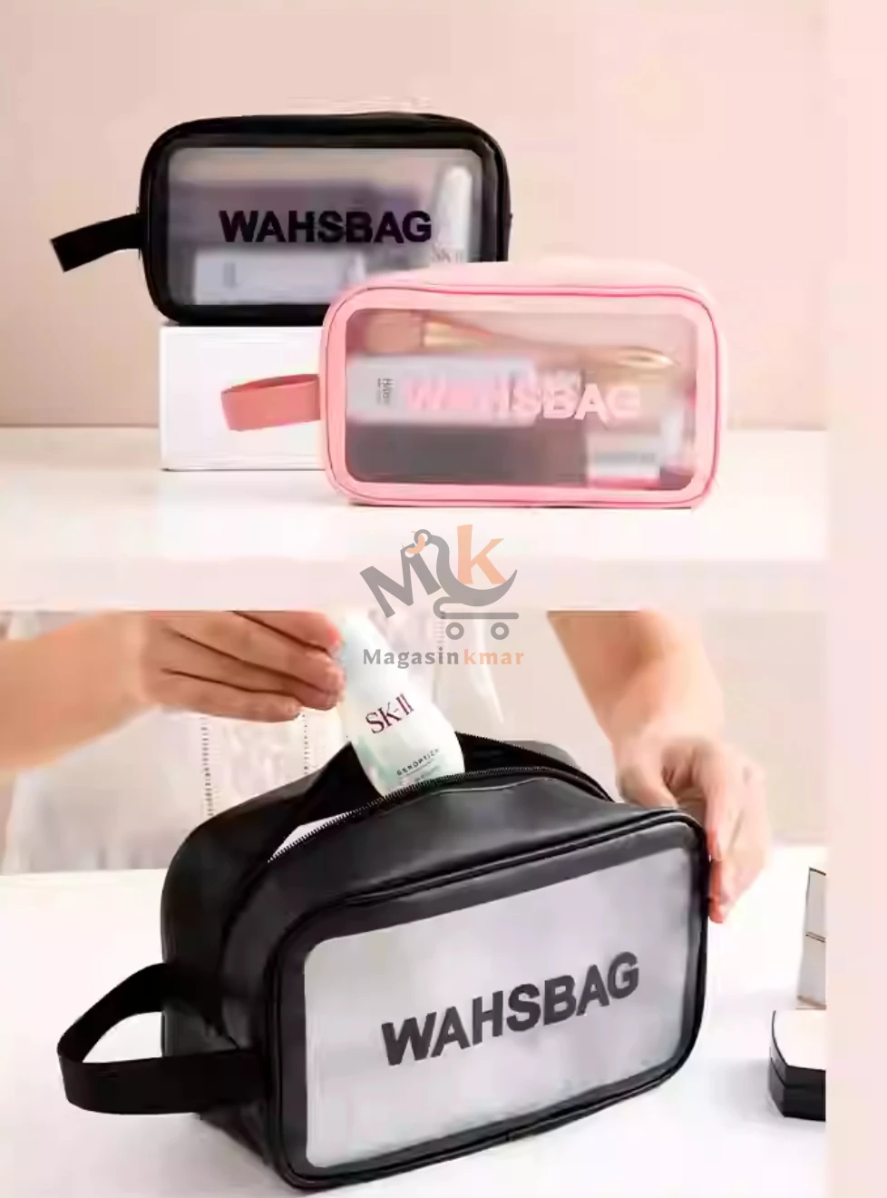 Trousse de rangement imperméable – Plastique MM