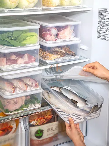 Boîte alimentaire avec égouttoir 31 cm – Conservation pratique et rinçage facile