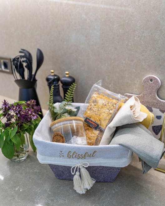 Panier De Rangement en tissu avec Housse_20*13cm