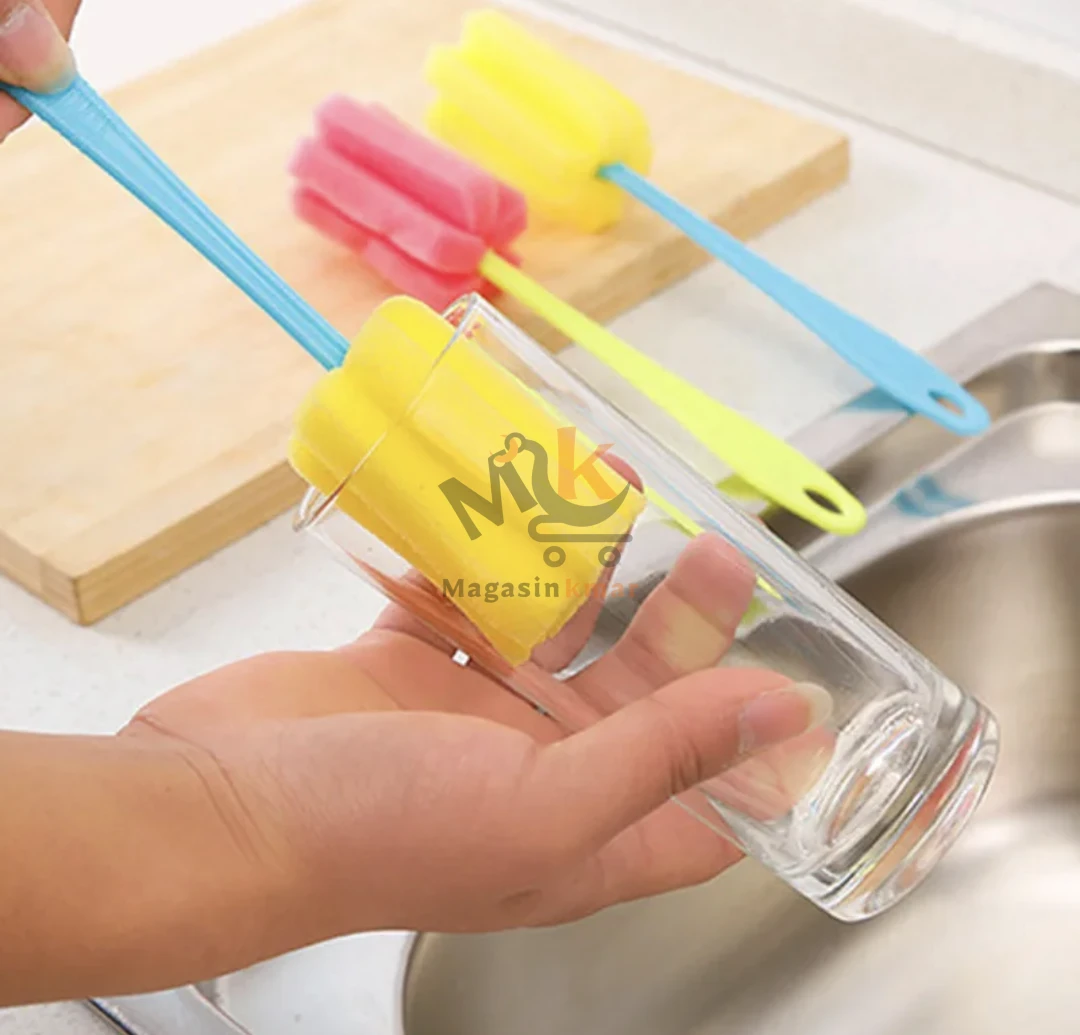 Brosses de nettoyage pour tasse en éponge