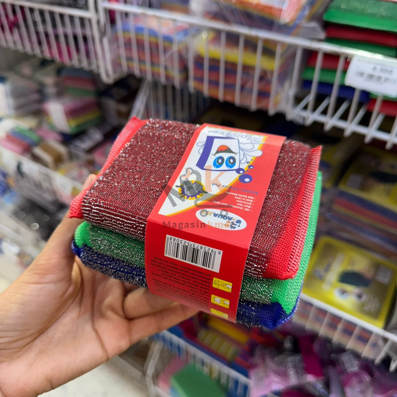 Lot de 3 éponge vaisselle