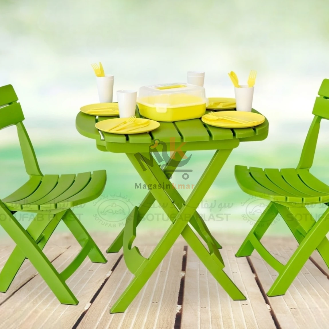 Table pliante rond ruspina