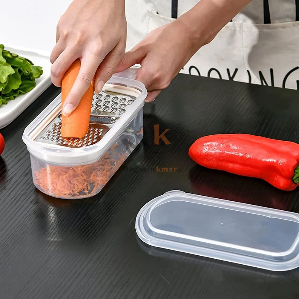 Rape en acier inoxydable avec reservoir en plastique