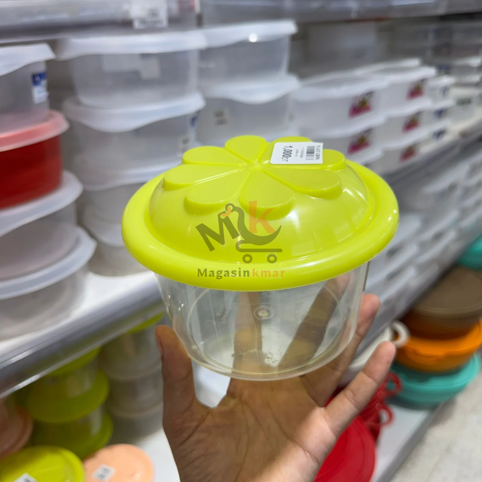 Boîte de conservation ronde en plastique – 11 cm – Idéale pour aliments & cuisine