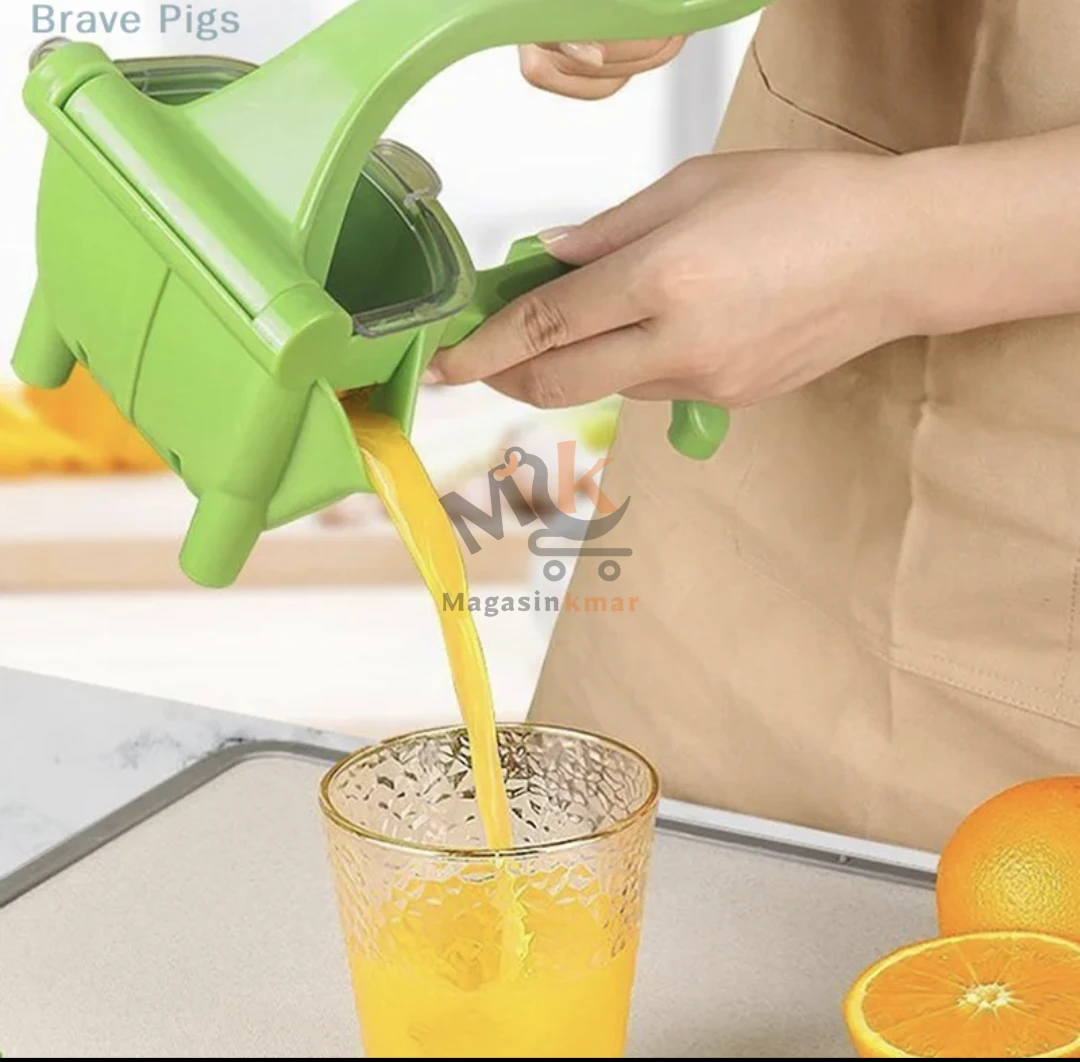 Presse agrume manuel en plastique alimentaire