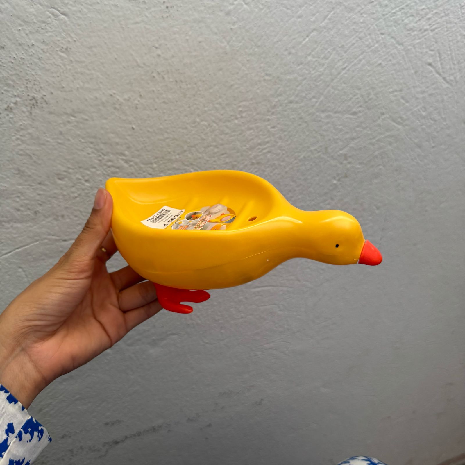 Porte-savon en plastique forme canard
