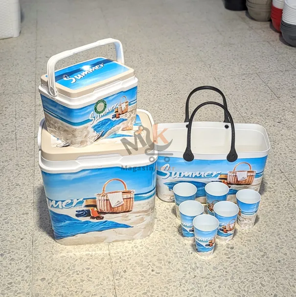 Série de plage en plastique alimentaire