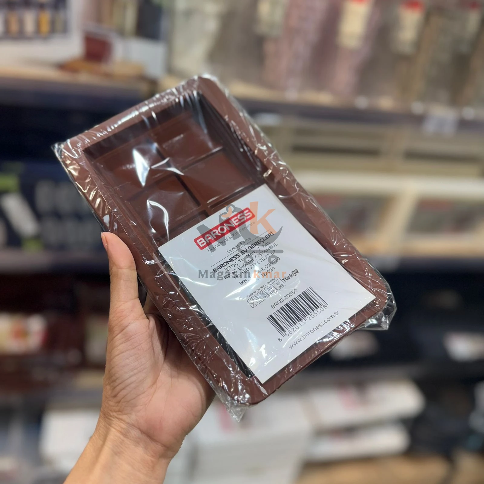 Moule tablette chocolat en silicone – Anti-adhésif, idéal pour chocolats maison