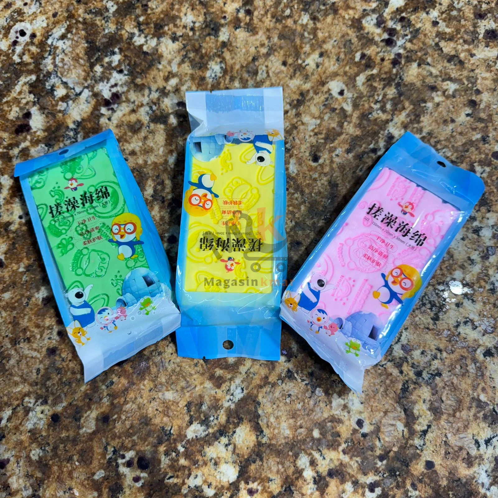 Éponge de bain douce pour bébé