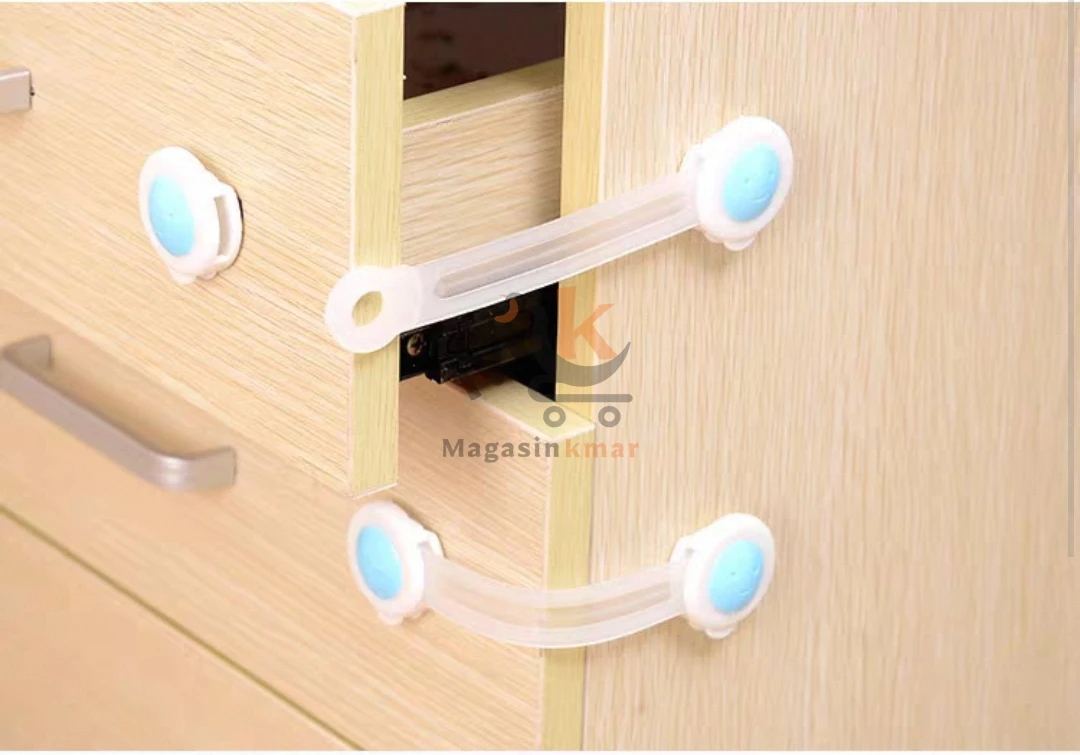 Lot de 4 protection de porte en plastique – Anti-chocs et décorative