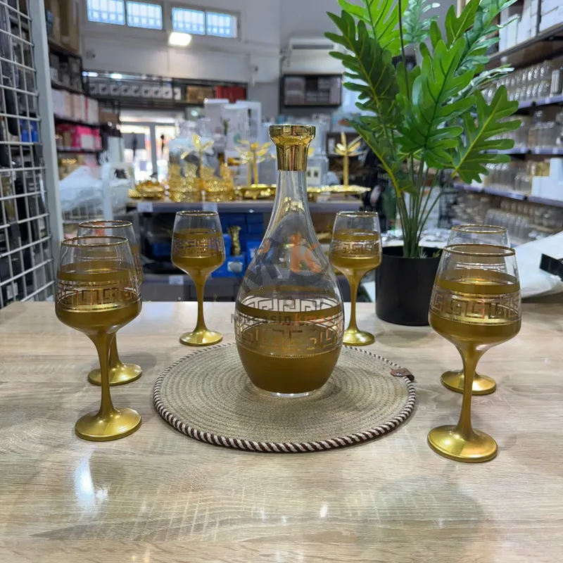 Set de 7 pièces Carafe avec 6 verres