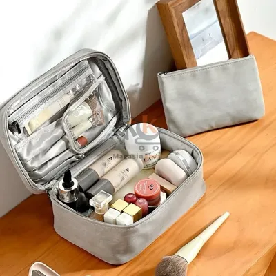 Trousse de maquillage en tissu – Pochette élégante pour cosmétiques