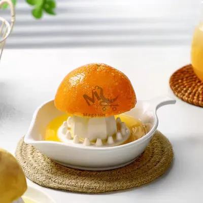 Presse orange manuelle en mélamine